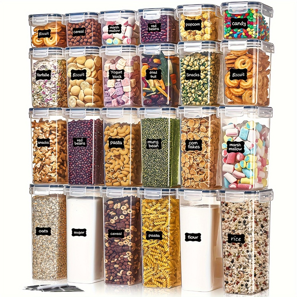 Commercial Kitchen Shed - Conjunto de 24 Peças: 12 Potes