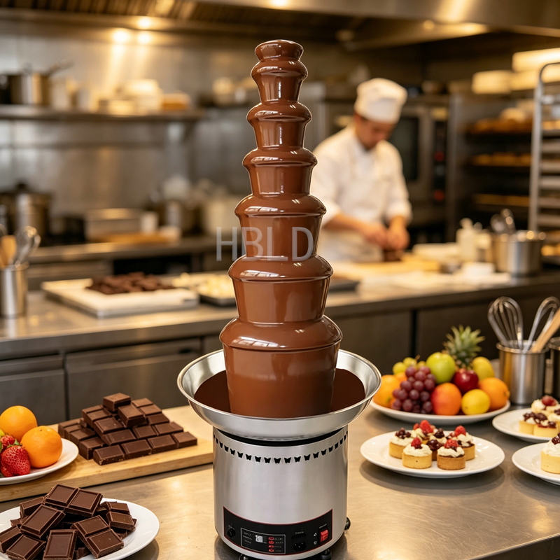 Chocolate Fountain Commercial - Máquina de Cascata de Chocolate em