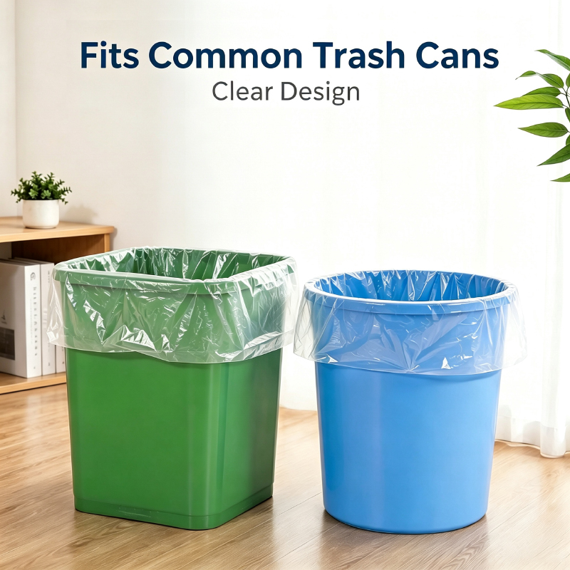 50 Sacos de Lixo Transparentes - Commercial Kitchen Trash Can avaliação e preço