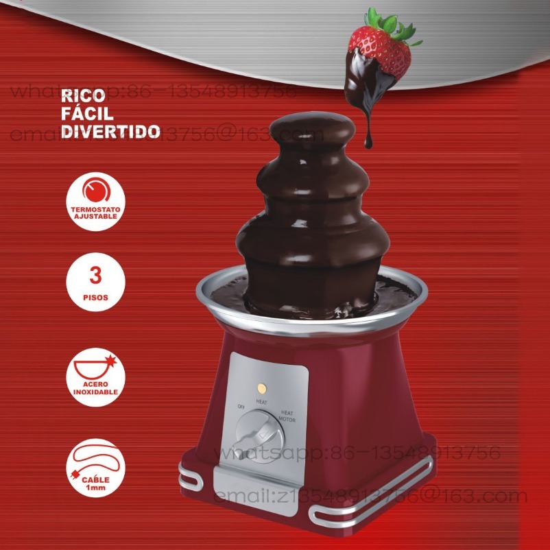 Máquina de chocolate em cascat - Chocolate Fountain Commercial avaliação e preço