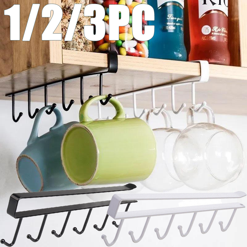 1/2/3pc 6 ganchos rack de arma - Commercial Kitchen Shed avaliação e preço