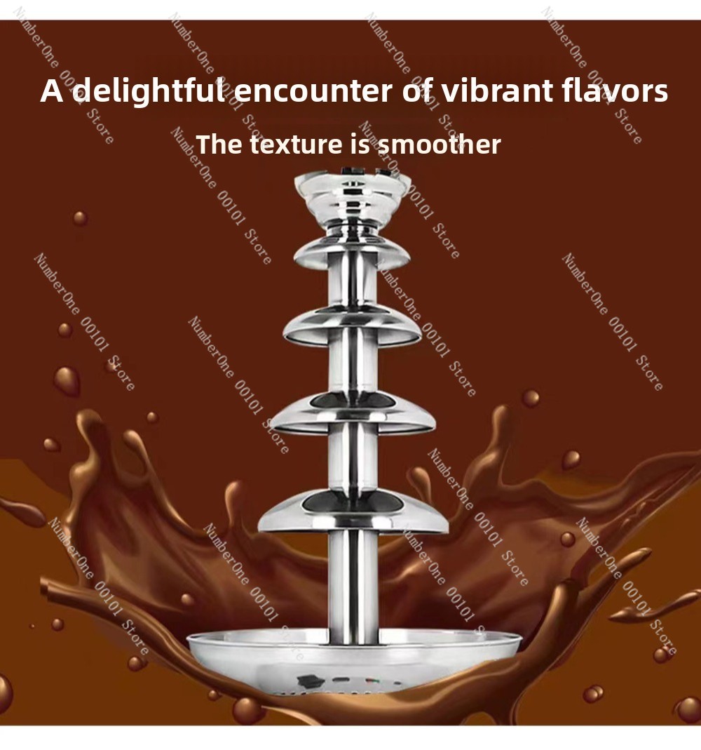 Máquina de chocolate em cascat - Chocolate Fountain Commercial avaliação e preço
