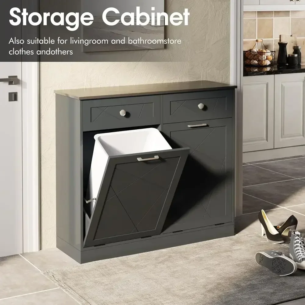 Suporte para Lixeira de Duas P - Commercial Kitchen Trash Can avaliação e preço